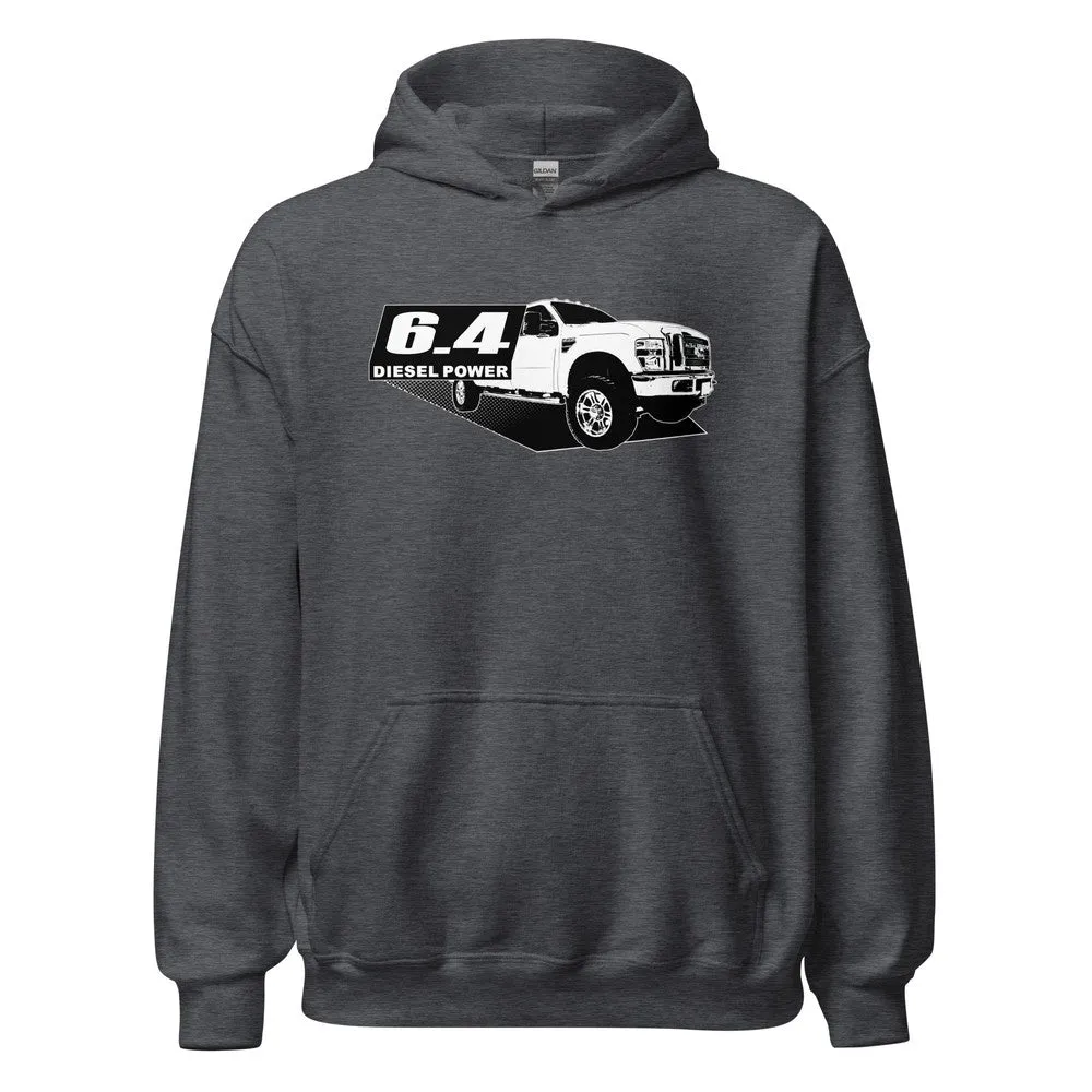 6.4 Powerstroke Hoodie Power Stroke Sweatshirt With Truck