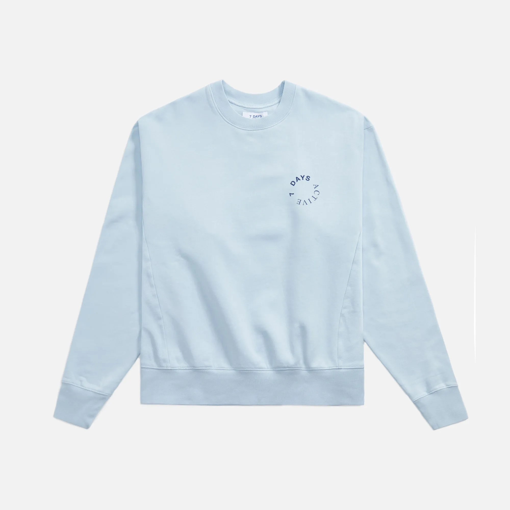 7 Days Active Monday Crew Neck - Celestial Blue