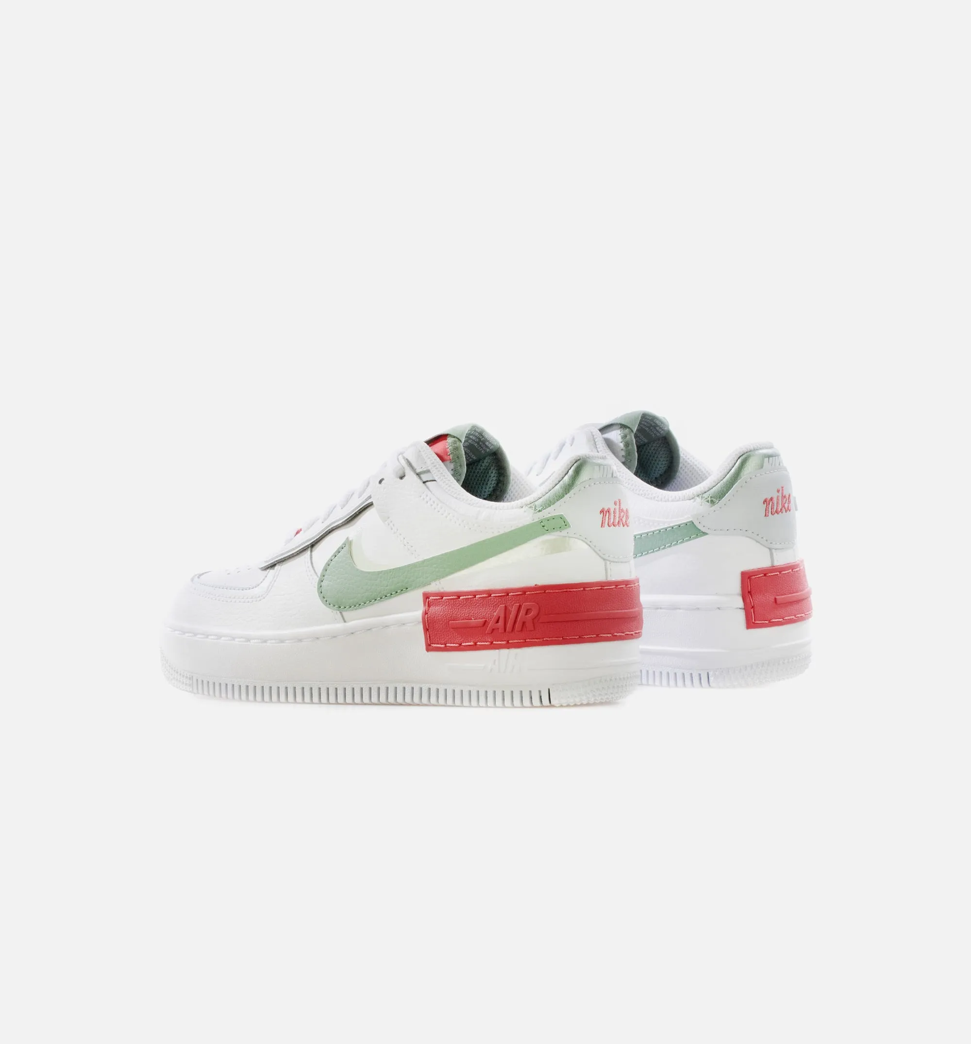 Air Force 1 Shadow Womens Lifestyle Shoe - White/Seafoam/Gypsy Rose/Jade Smoke