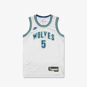 Anthony Edwards Minnesota Timberwolves Hardwood Classic Edition Youth Swingman Jersey - White