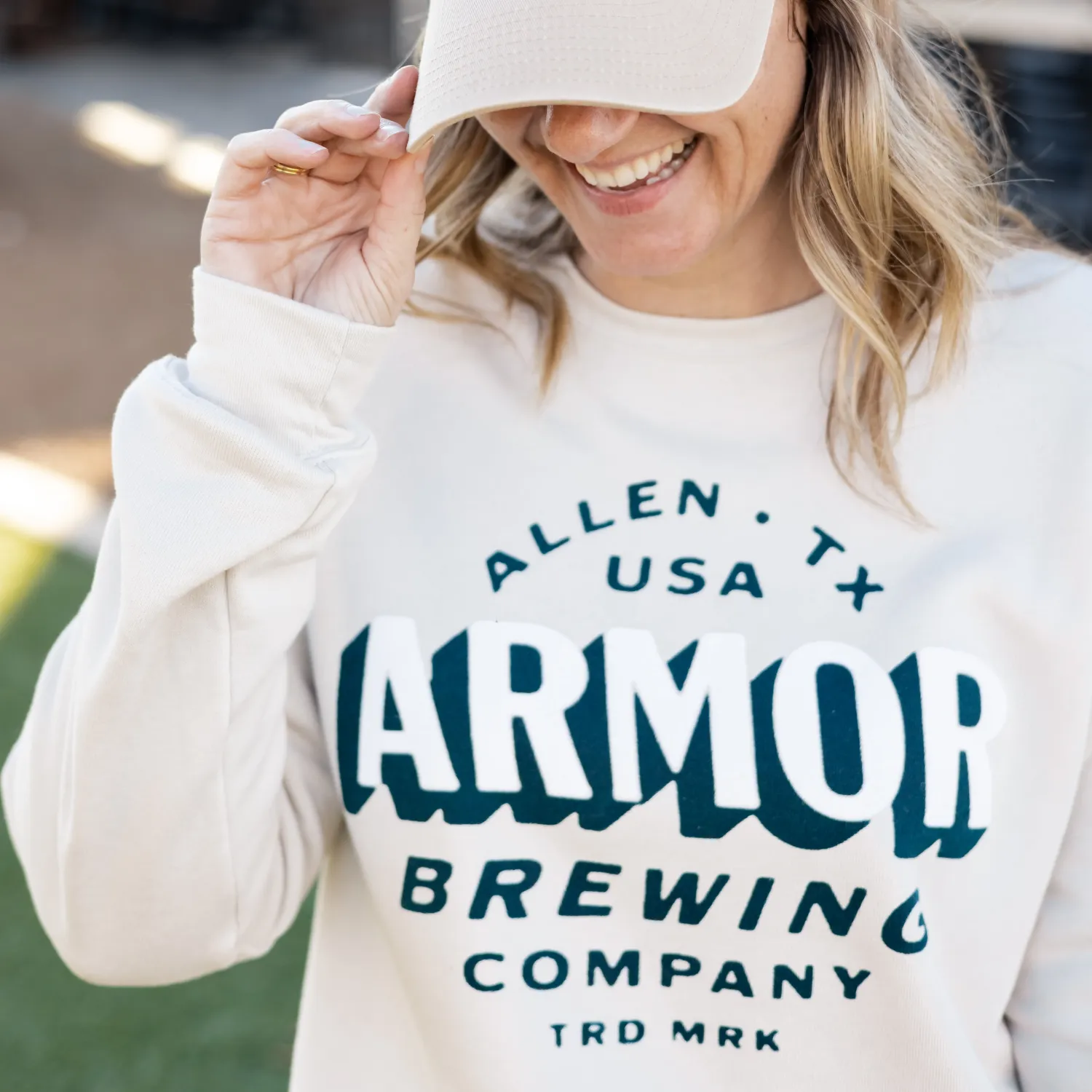 Armor Brewing Trademark Crew Neck Sweatshirt