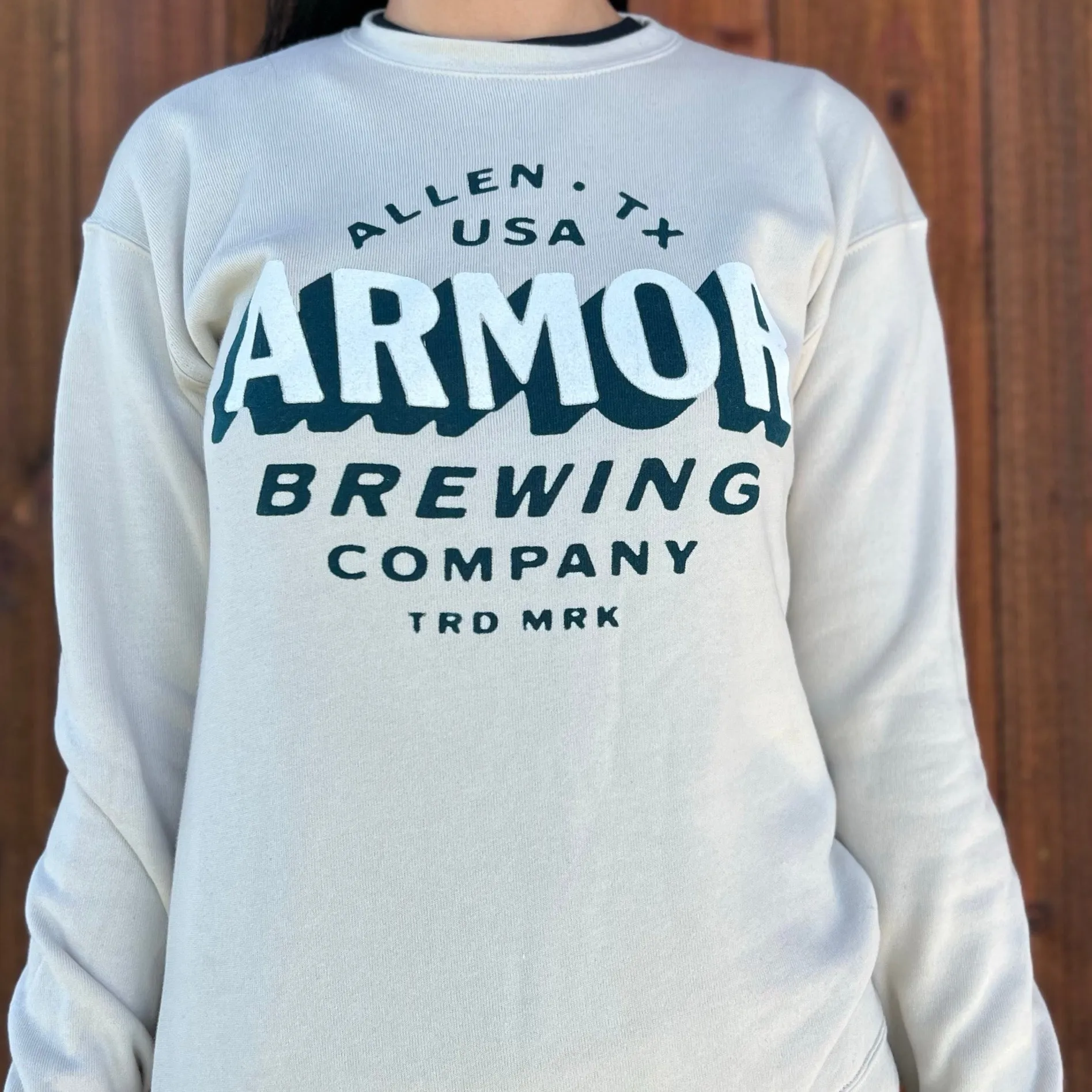 Armor Brewing Trademark Crew Neck Sweatshirt