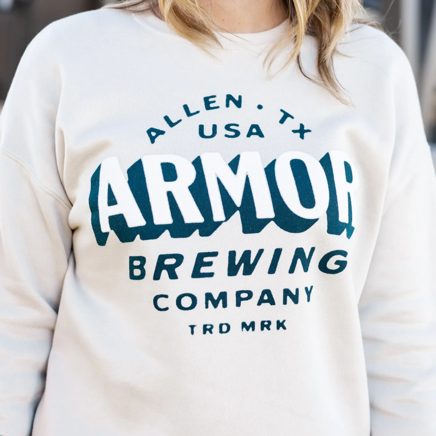 Armor Brewing Trademark Crew Neck Sweatshirt