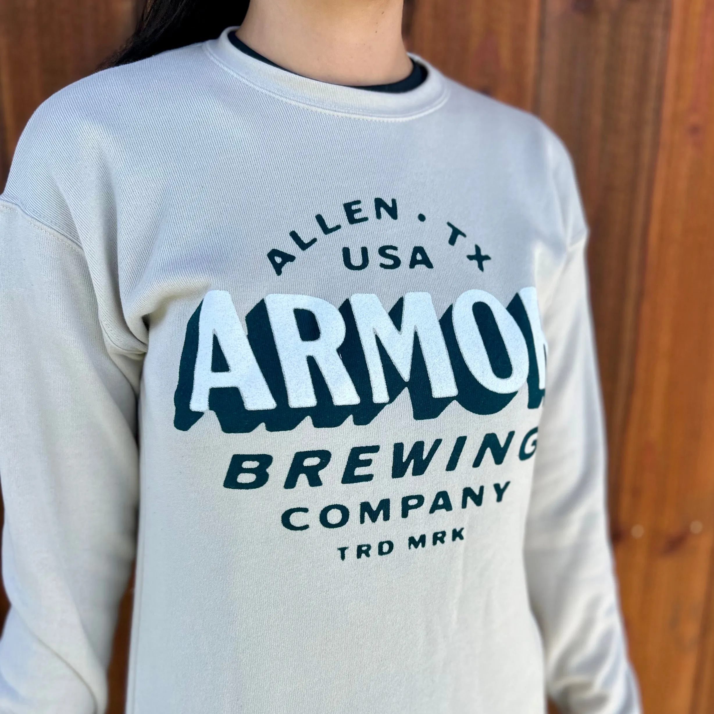 Armor Brewing Trademark Crew Neck Sweatshirt