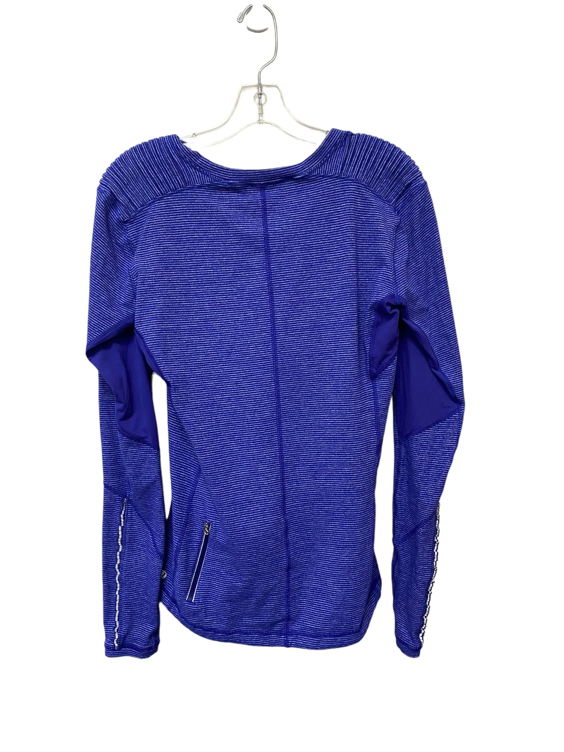 Athletic Top Long Sleeve Collar By Lululemon  Size: L