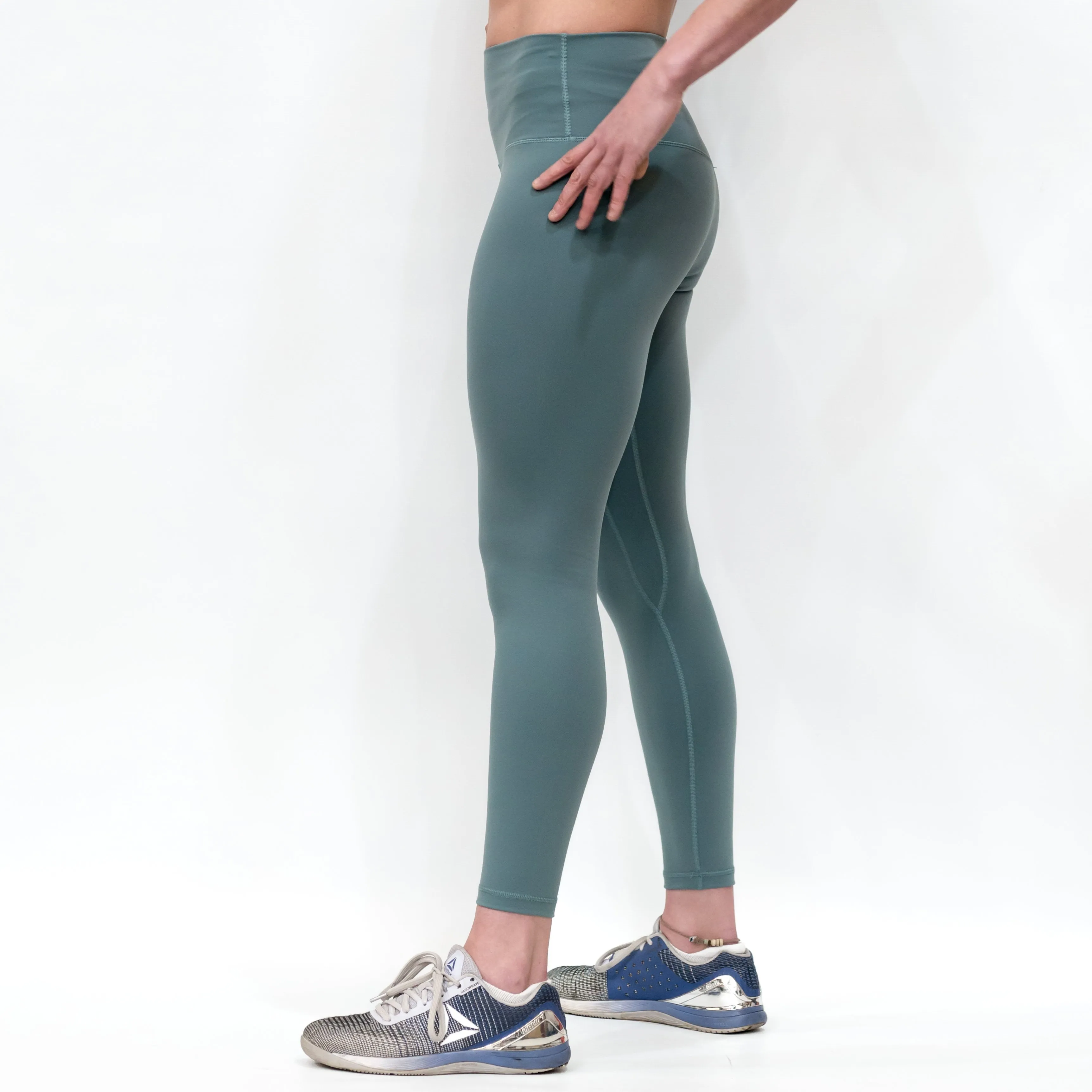 B[ ]X 7/8 Squat Stretch Leggings Green