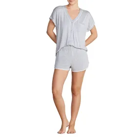 BAREFOOT DREAMS | Malibu Collection Soft Jersey Piped Lounge Set