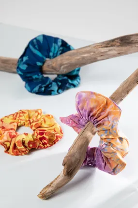 Batik Scrunchie Trio