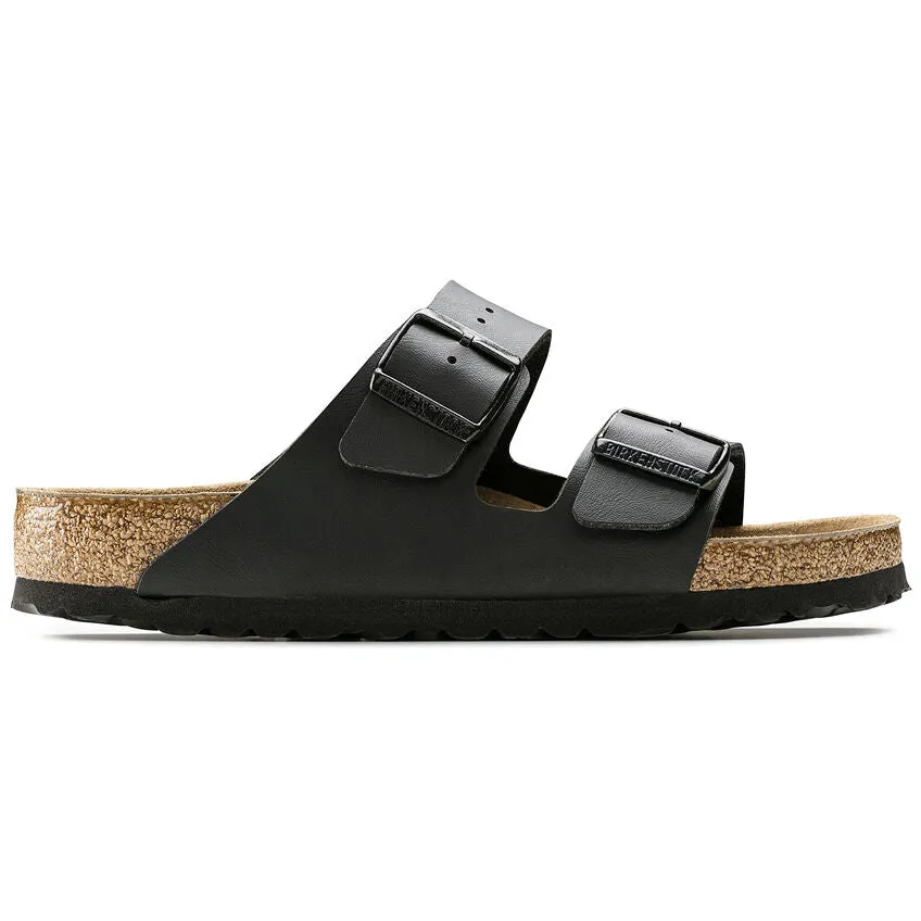 Birkenstock UNISEX Arizona Soft Footbed Birko-Flor (Black - Narrow Fit)