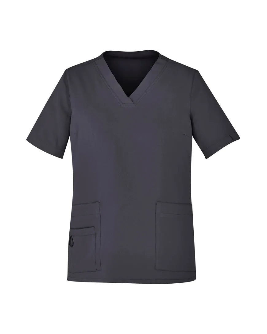 Biz Care Womens  Avery Easy Fit V-Neck Scrub Top (CST941LS)