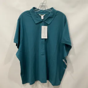 Blue Top Short Sleeve Athleta, Size 3x