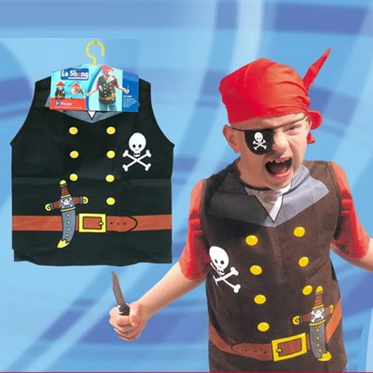 Boys Halloween Little Pirate Party Costumes