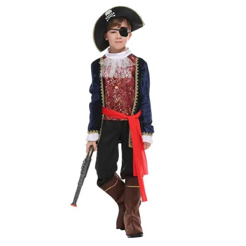 Boys Halloween Little Pirate Party Costumes