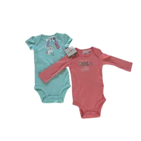 Carter's Blue & Pink Romper Set (9 months) | Brand New |