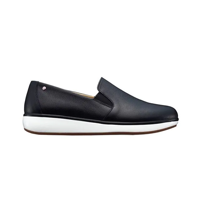 Clara Women's Nubuck Leather Easy Slip On Shoe