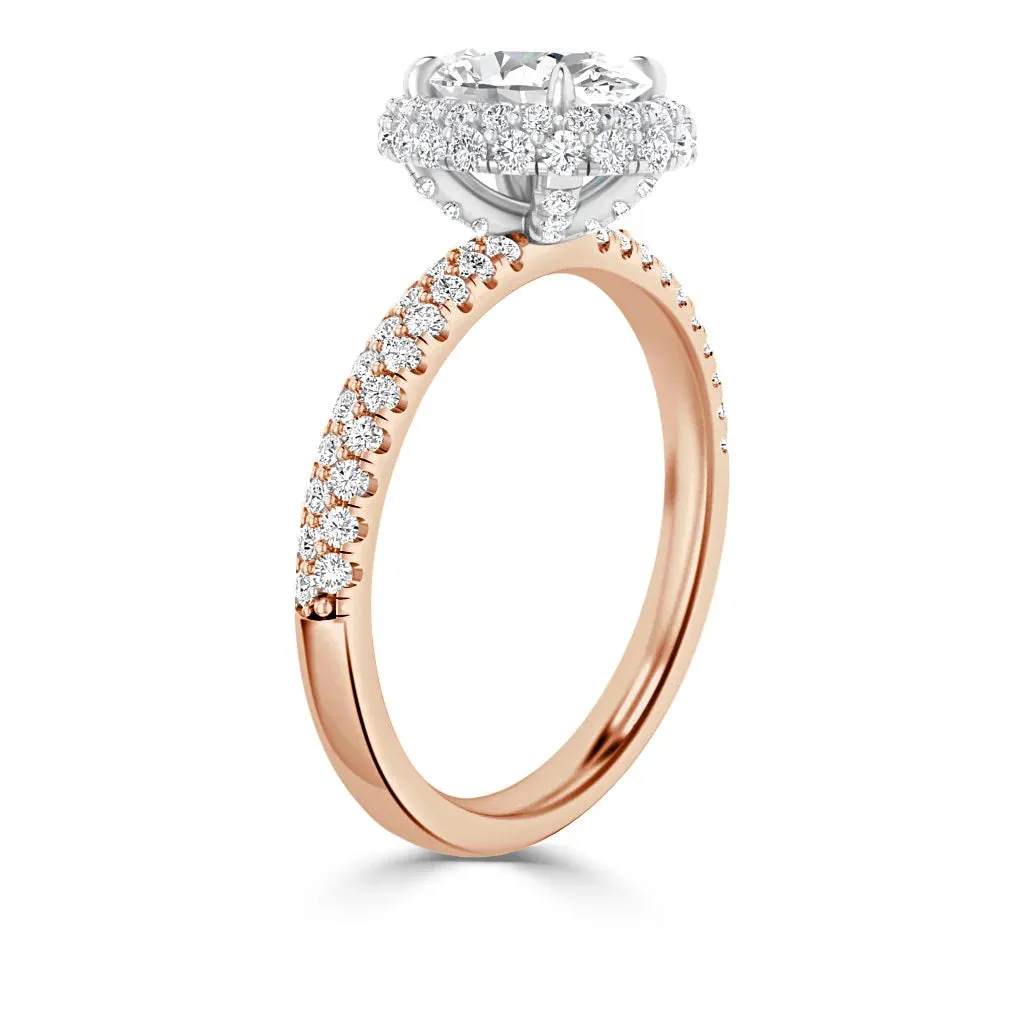 Claudia - 18ct Rose Gold - Oval