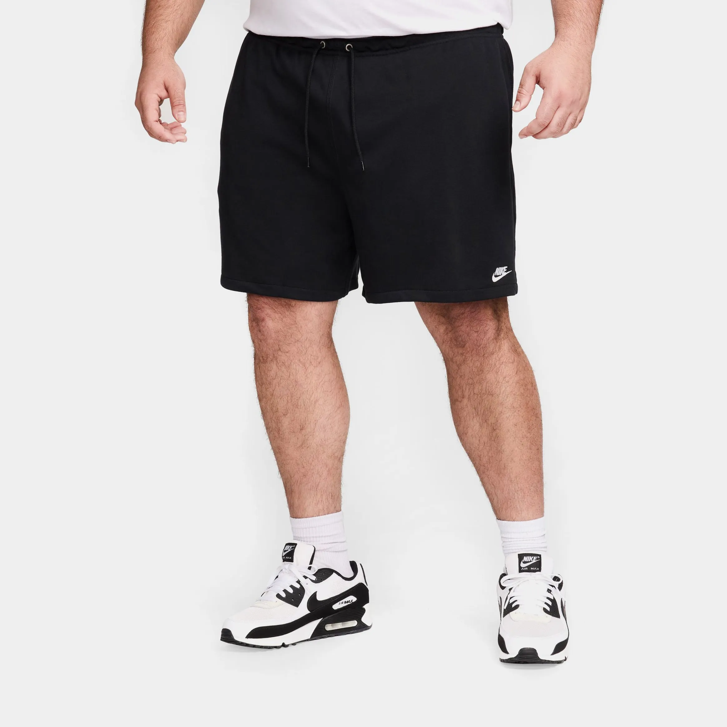 Club Flow French Terry Mens Shorts (Black)