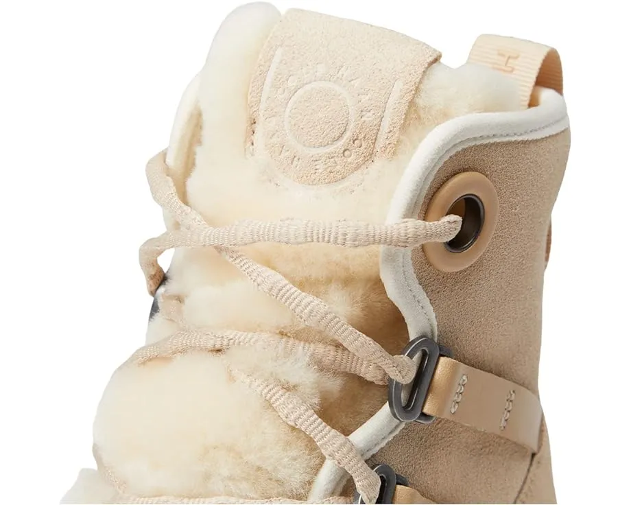 Cole Haan Zerogrand Luxe Hiker Water Resistant Oat/Birch Lace Up Ankle Boots