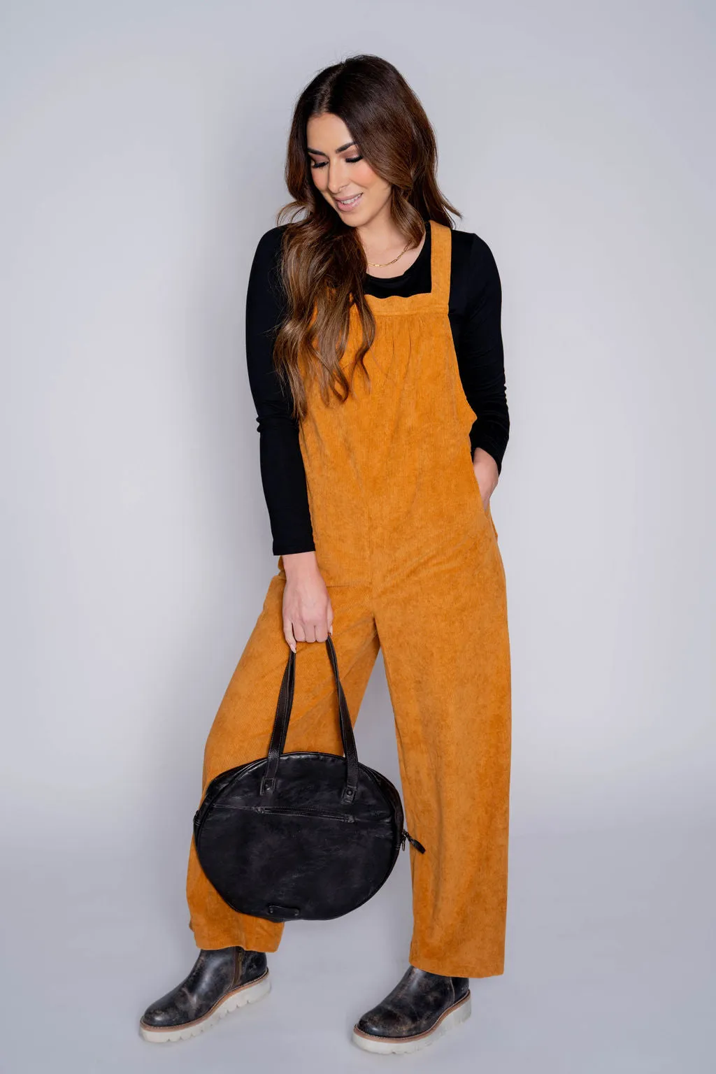 Corded Side Button Jumpsuit