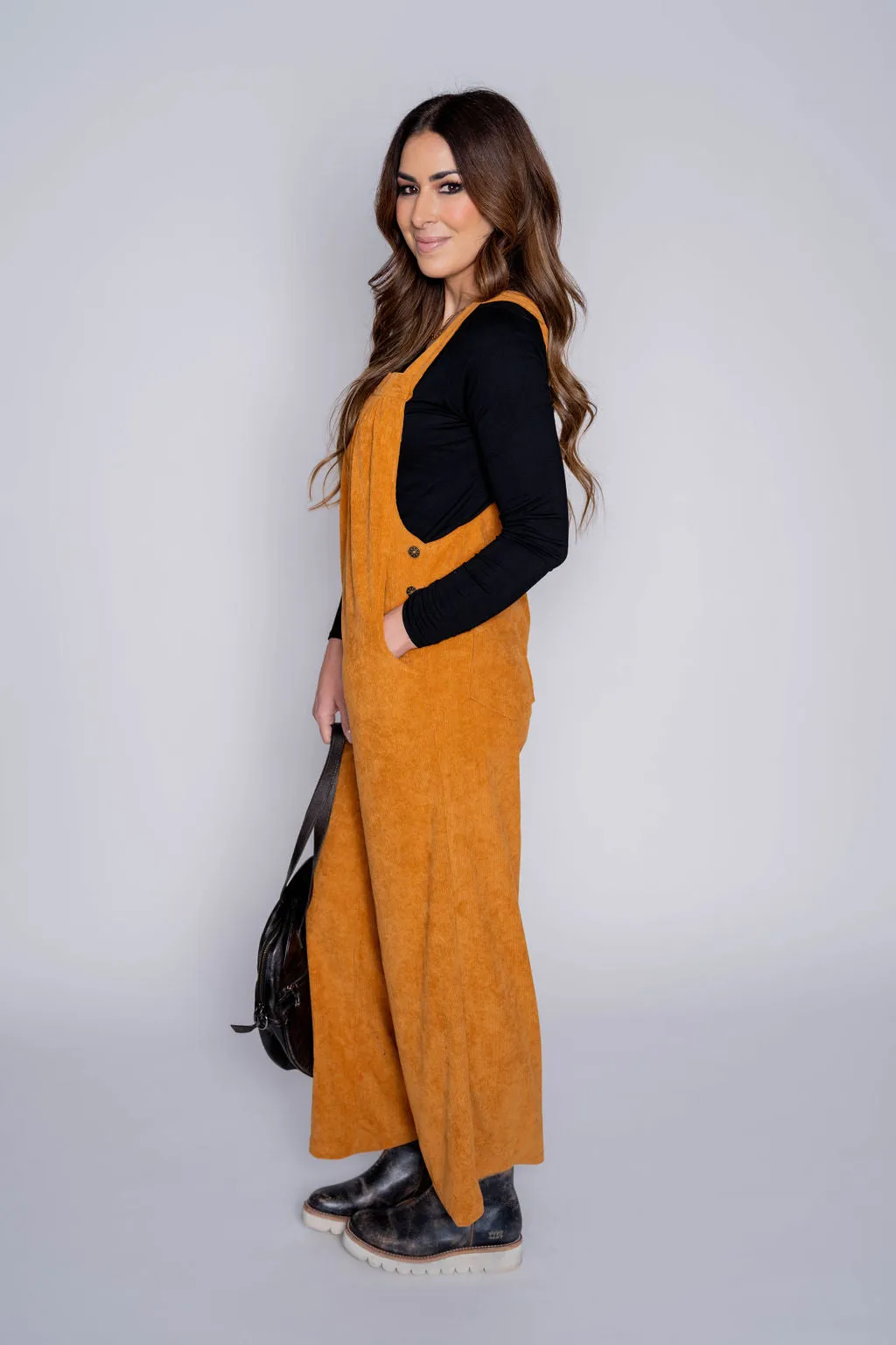 Corded Side Button Jumpsuit