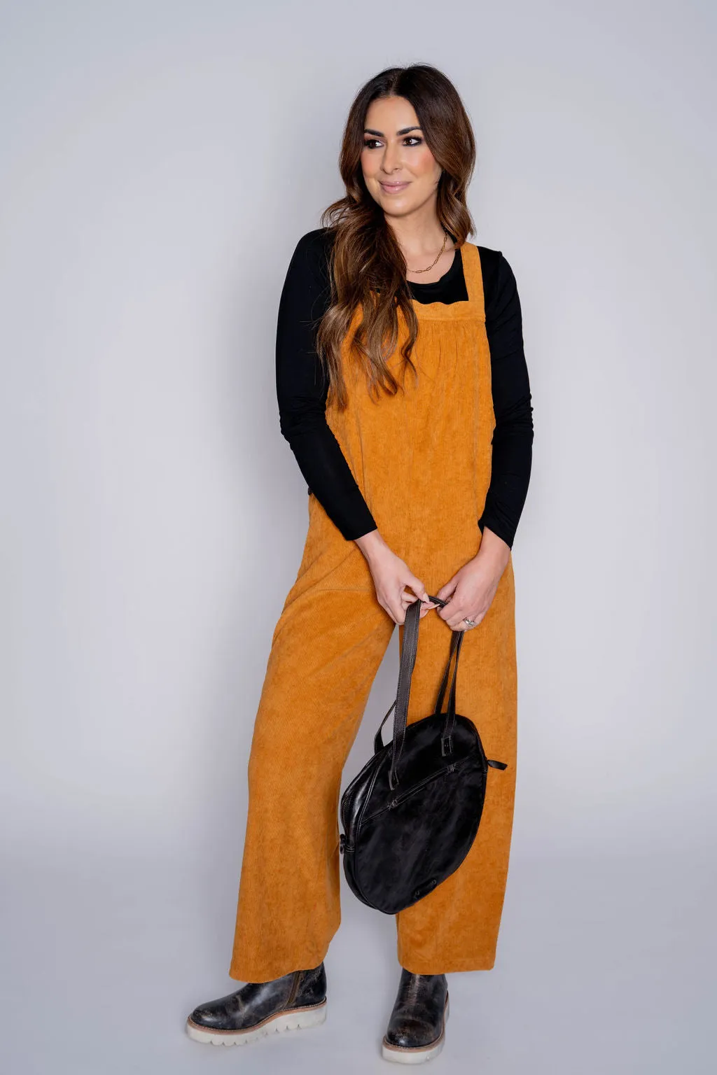 Corded Side Button Jumpsuit