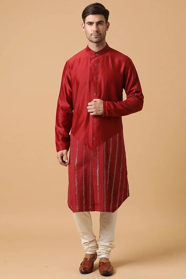 Crimson Red Kurta Set