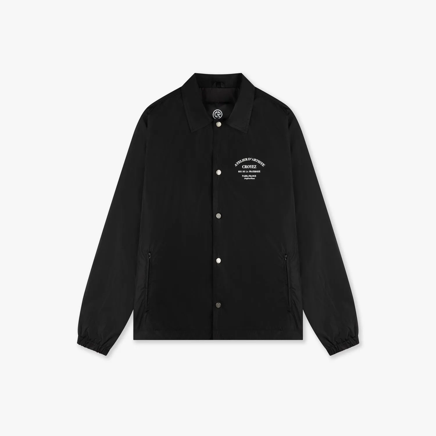 CROYEZ ATELIER COACH JACKET - BLACK/WHITE