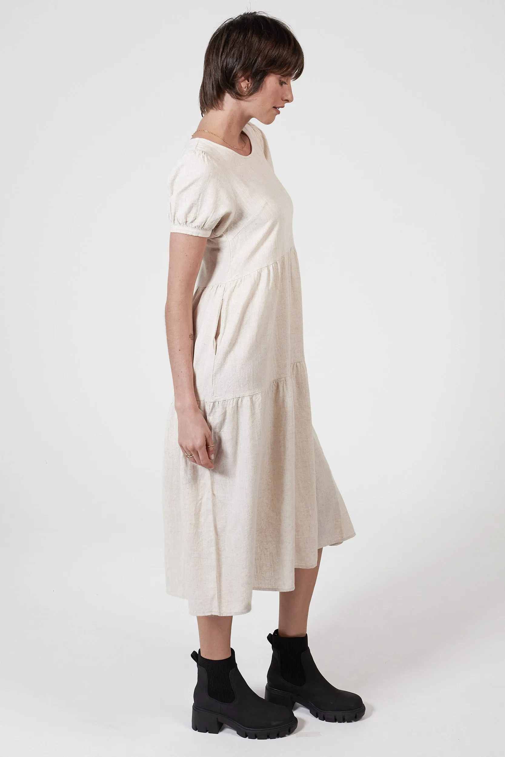 EDEN HEMP DRESS - OATMEAL