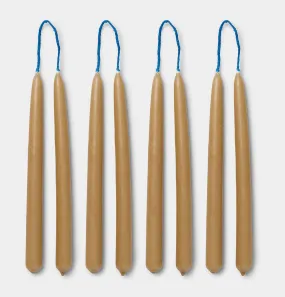 ferm LIVING Dipped Candles in Straw – Set of 8