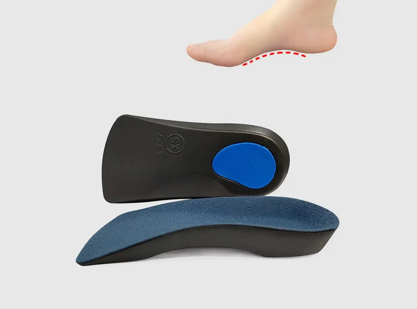 FitVille Arch Support Half Insoles V2