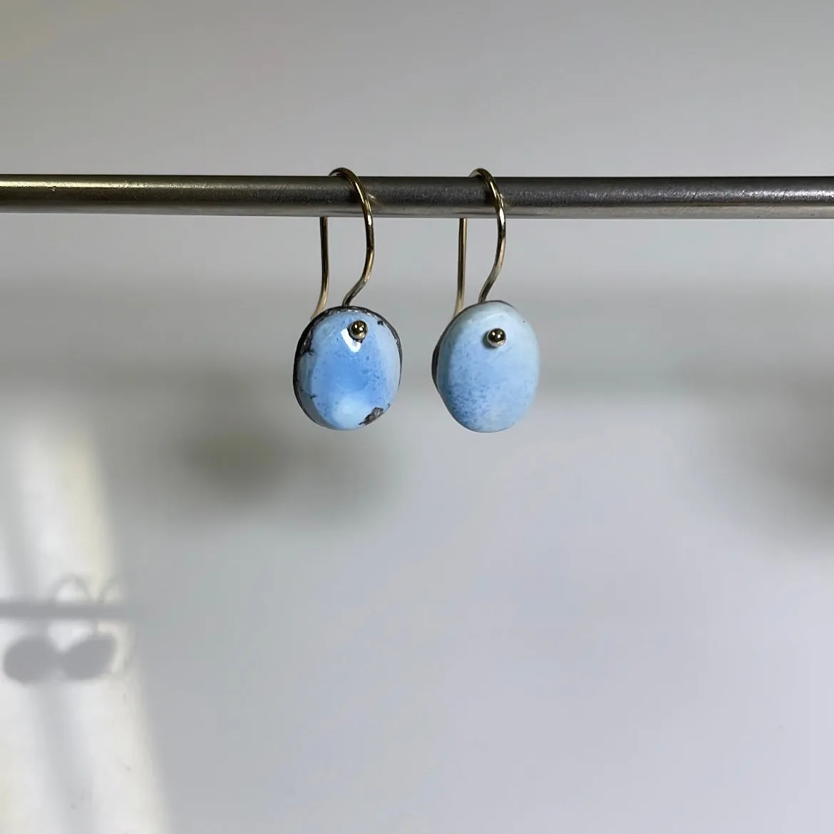 GF1 Petite lavender turquoise earrings