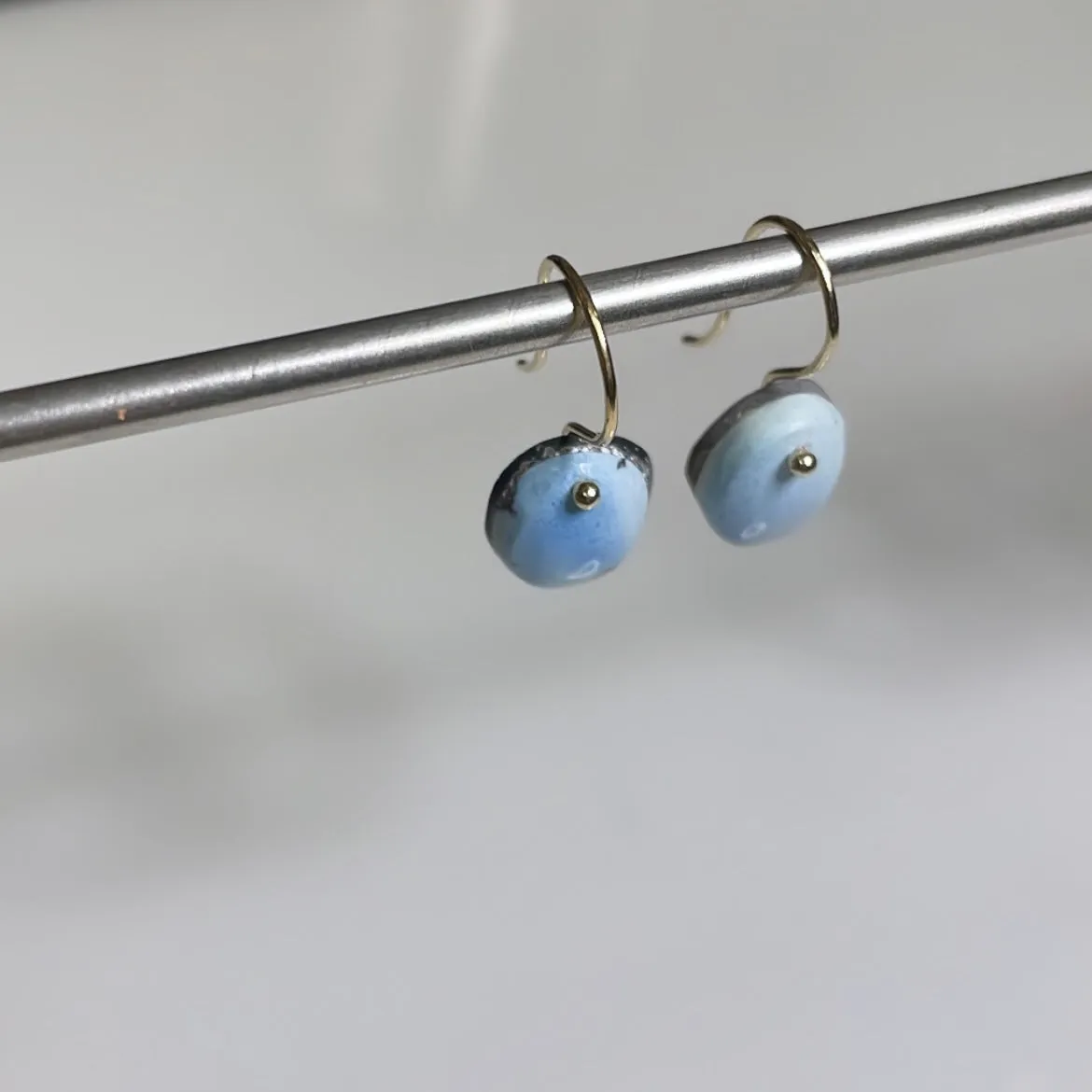 GF1 Petite lavender turquoise earrings