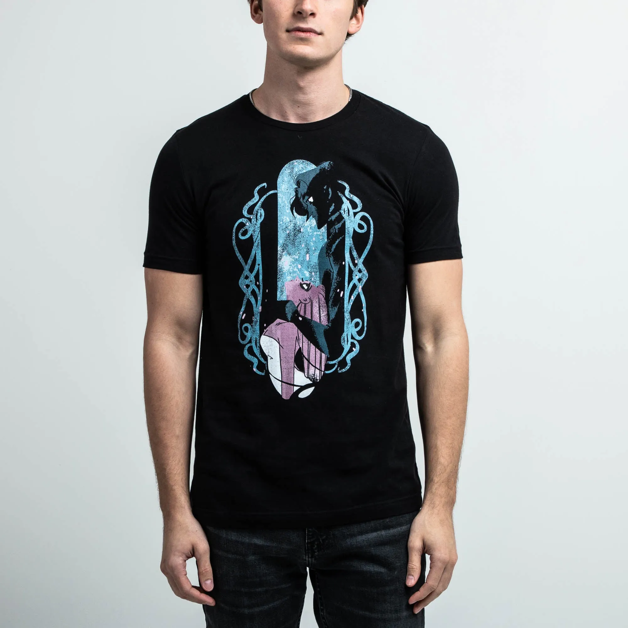 Hades & Persephone Gaze Black Tee