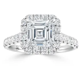 Jasmine - Platinum - Asscher