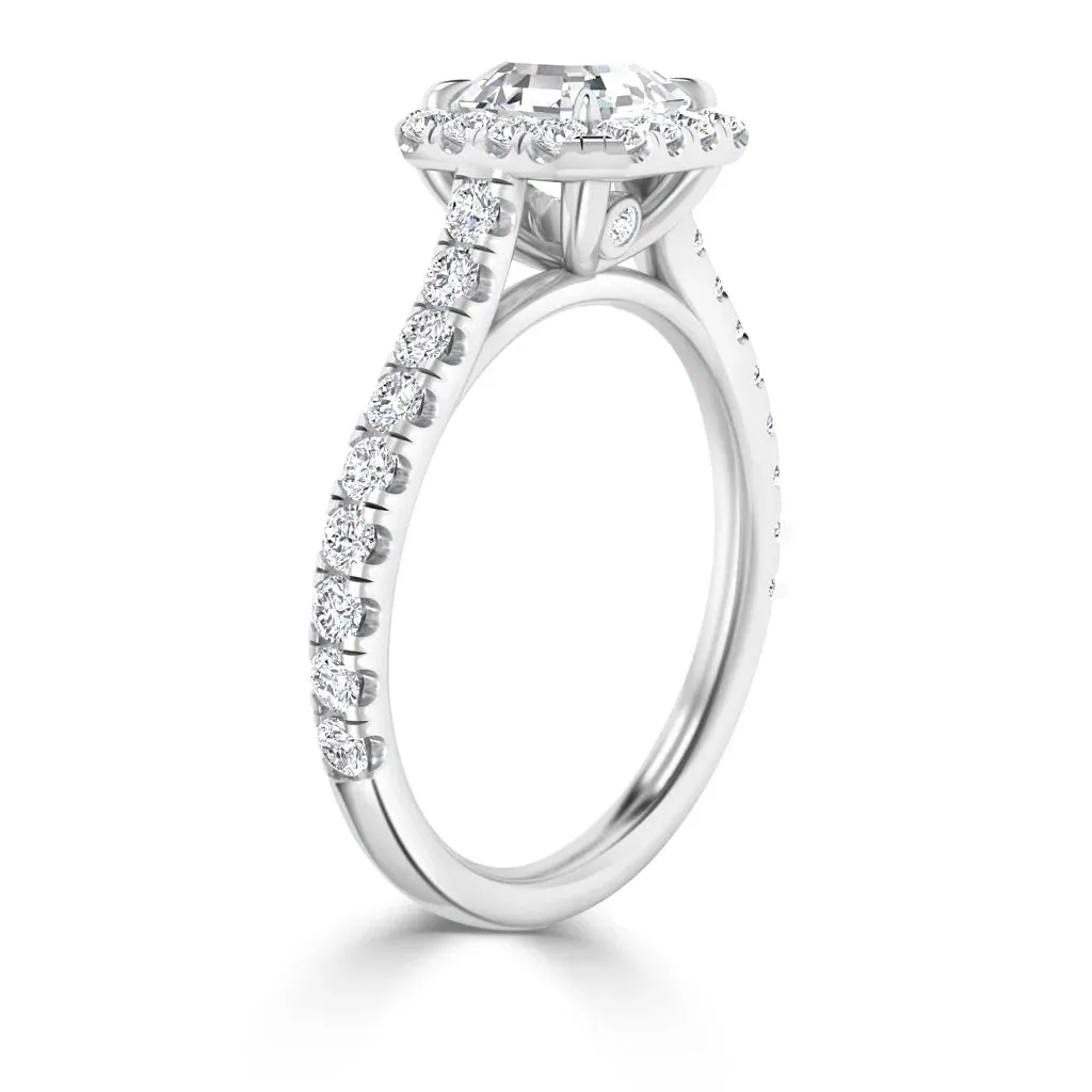 Jasmine - Platinum - Asscher