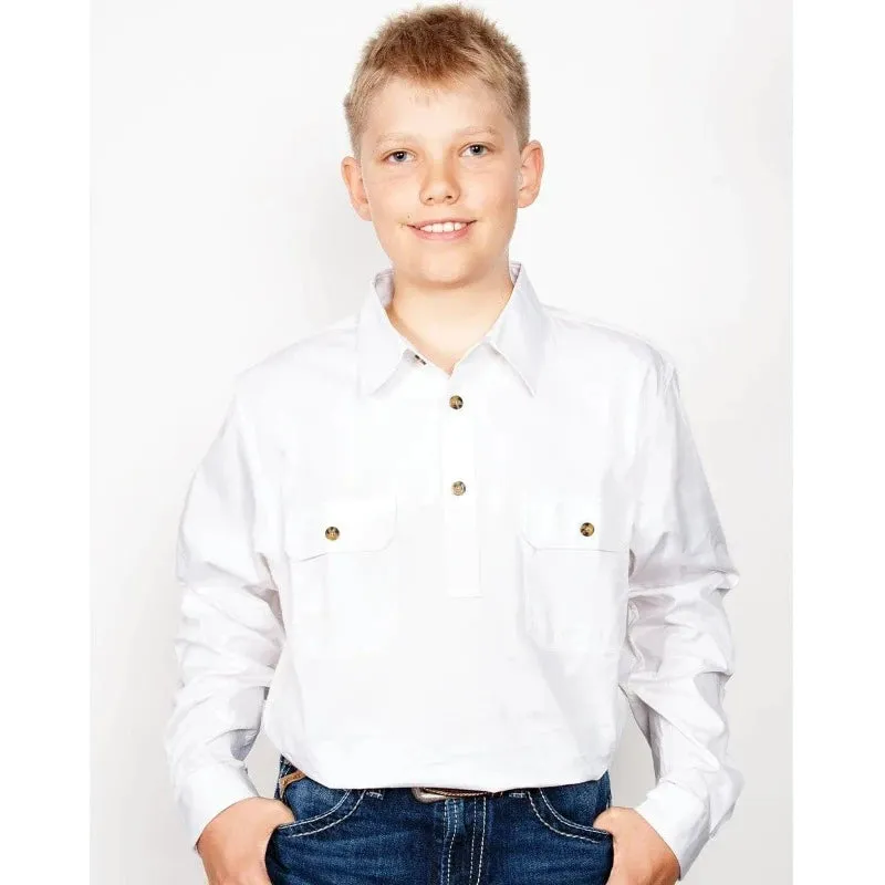 Just Country Boys Lachlan Half Button Workshirt