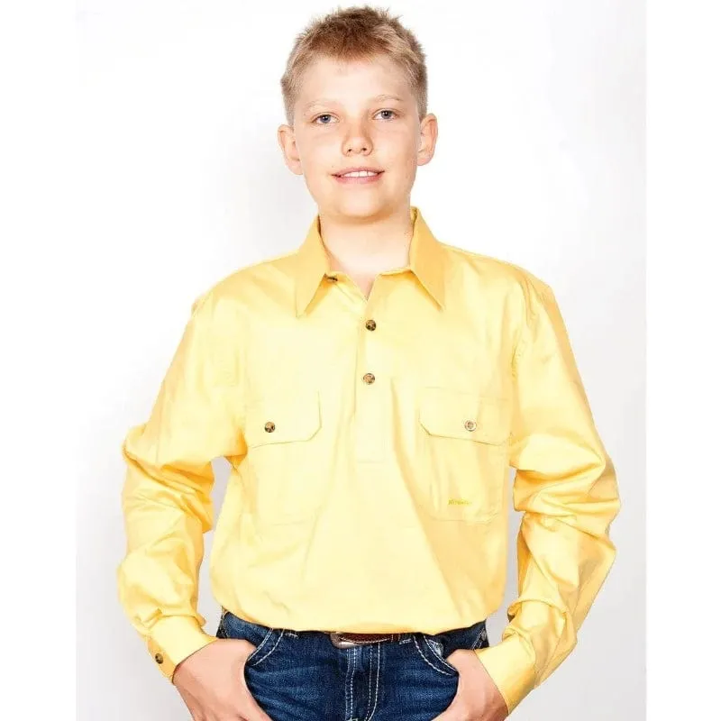 Just Country Boys Lachlan Half Button Workshirt