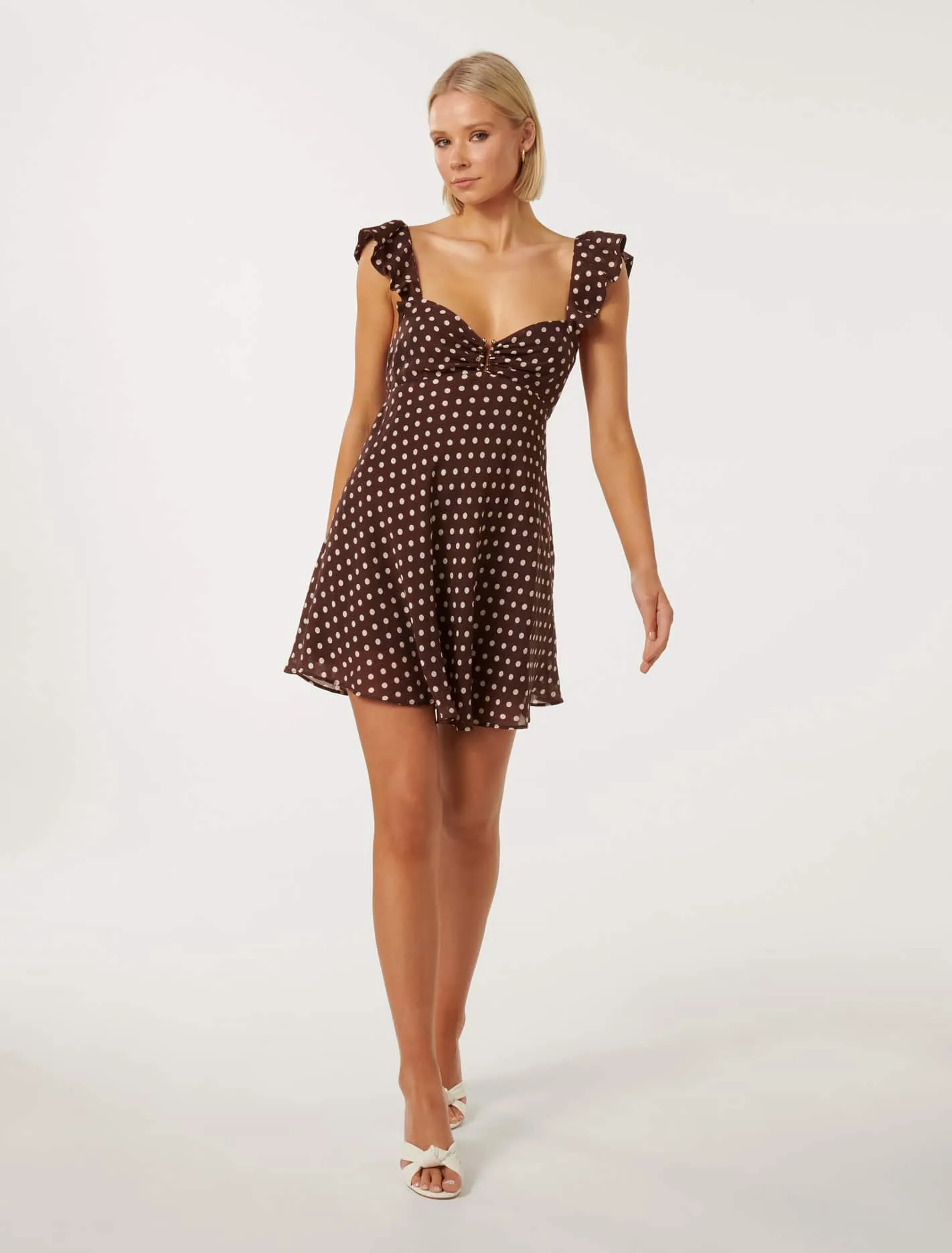 Keeva Flutter Sleeve Mini Dress