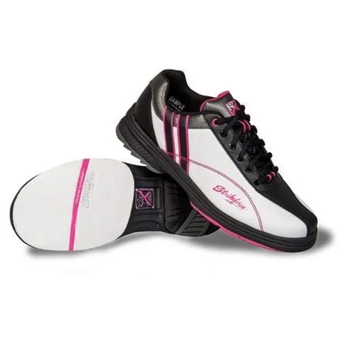 KR Womens Starr Right Hand Bowling Shoes Wide White/Black/Pink