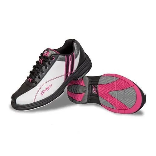 KR Womens Starr Right Hand Bowling Shoes Wide White/Black/Pink