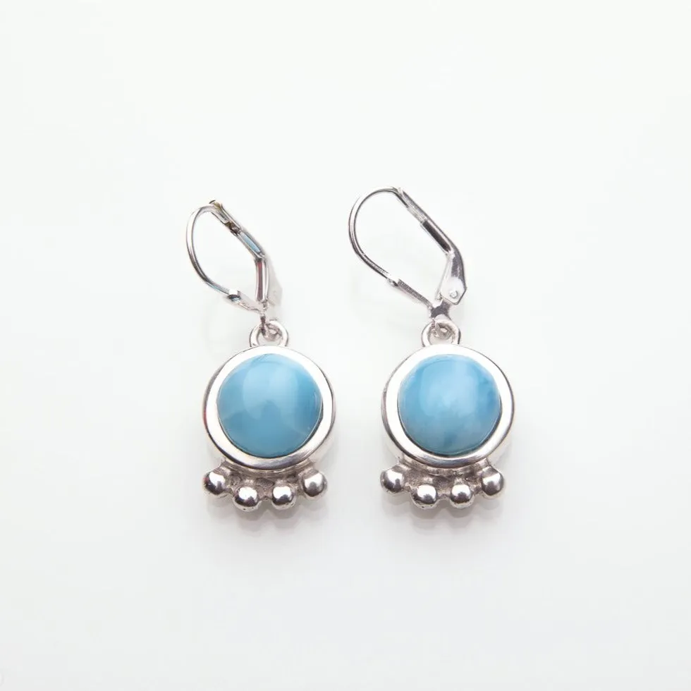 Larimar Dangle Earrings, Marea