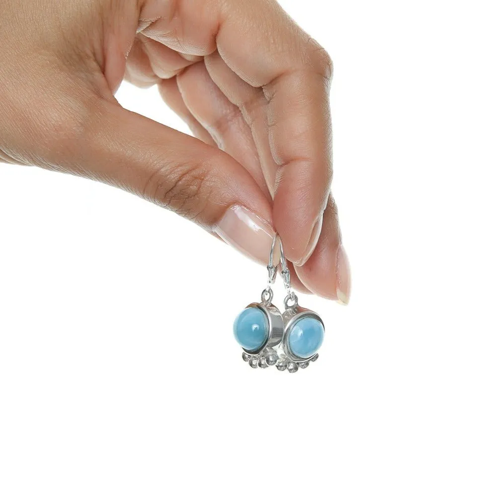 Larimar Dangle Earrings, Marea