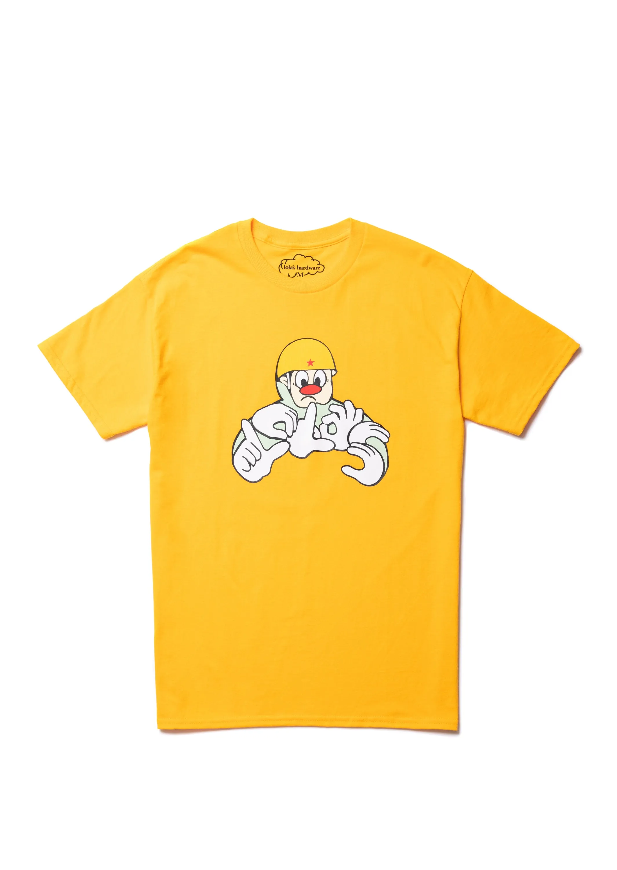 LOLAS HAND SIGN TEE YELLOW