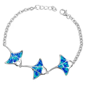 Opal Manta Ray Bracelet