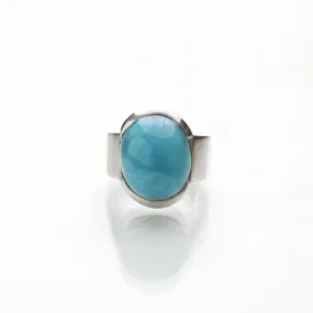 Oval Larimar Ring Kira