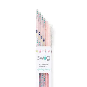 Pop Fizz Tall Straw Set