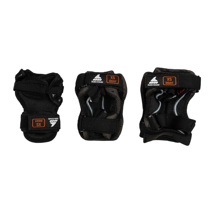 Rollerblade skate protectors for children Set of 3 pieces Knee, Elbow and Wrist Guard 069P0200100 black