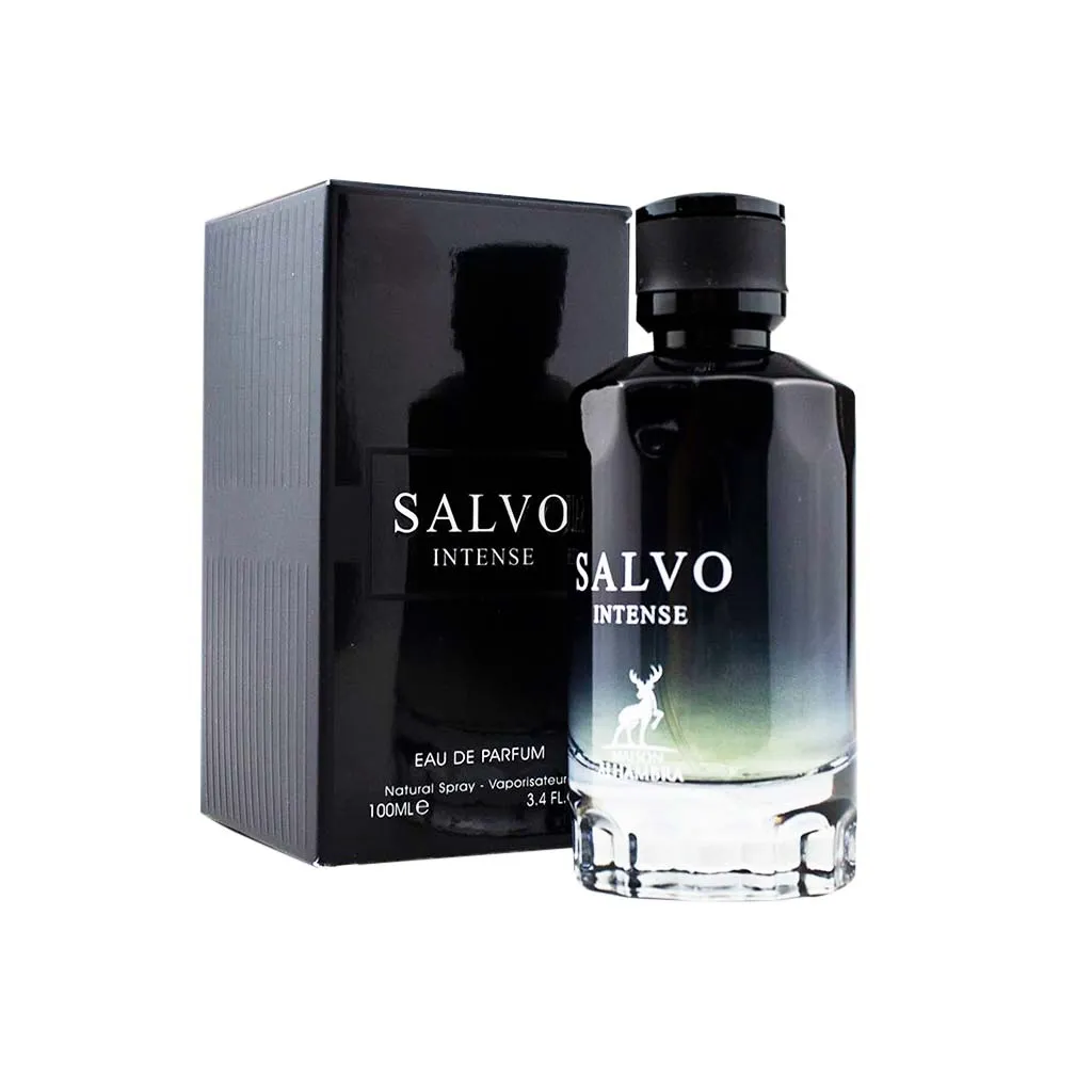 Salvo Intense Eau De Parfum Spray For Men 3.4 oz By Alhambra