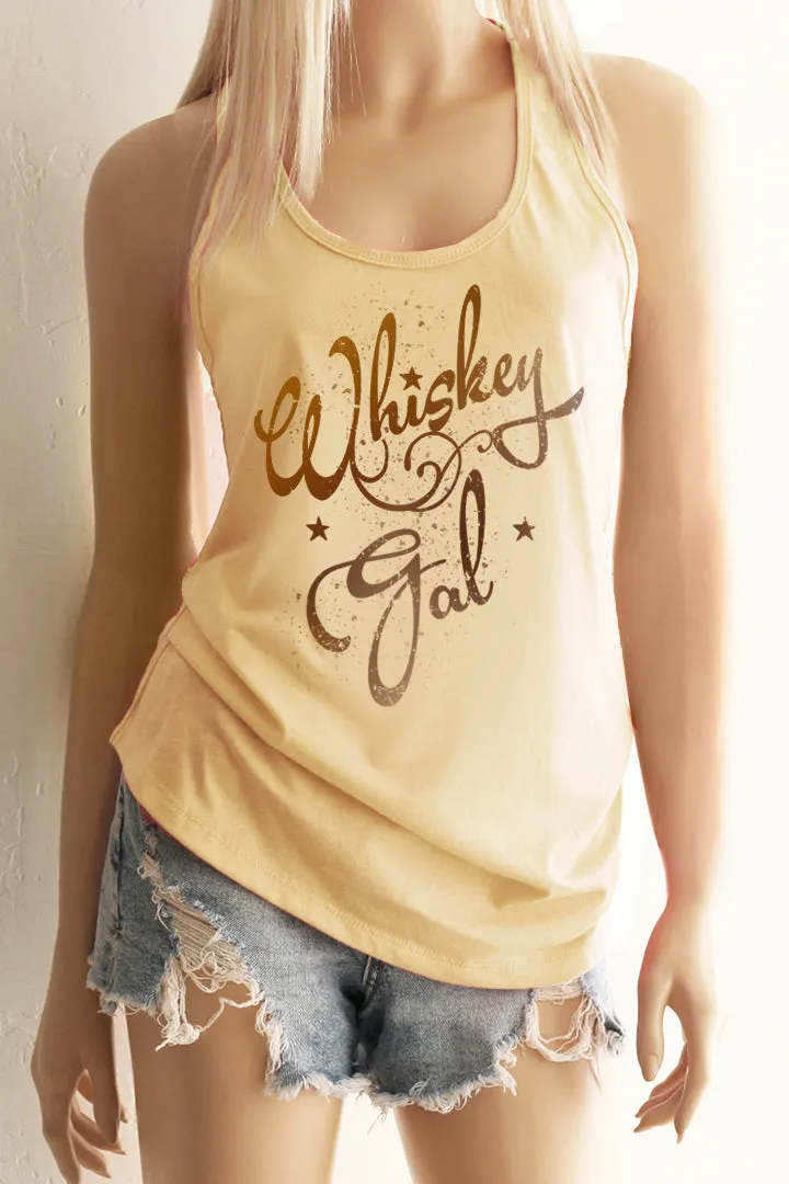 Whiskey Gal Racerback Tank Top