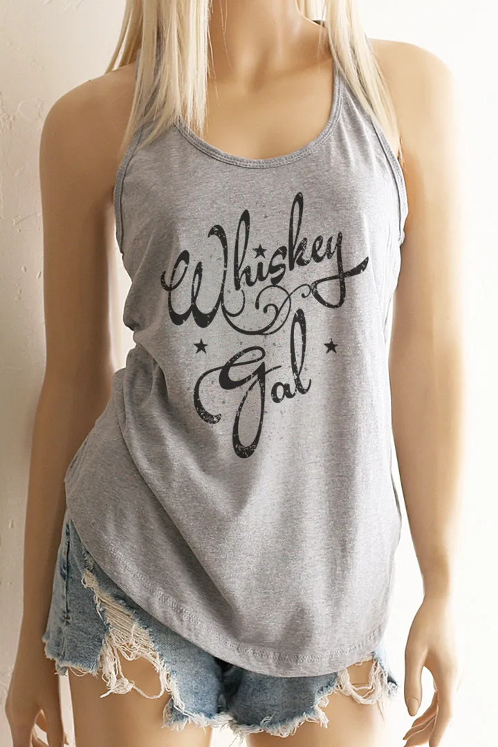 Whiskey Gal Racerback Tank Top